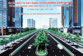 Dự án đường vành Đai 3.5 huyện Hoài Đức, thành Phố Hà Nội